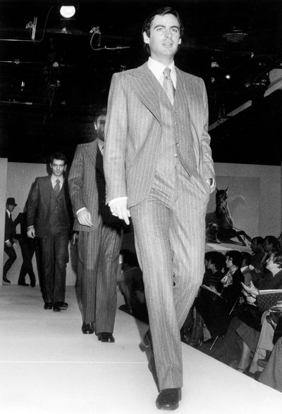 Men Fashion Show for the Pierre Cardin 1973-1974 Spring-Summer Collection, February 07, 1977 by Unbekannt Unbekannt
